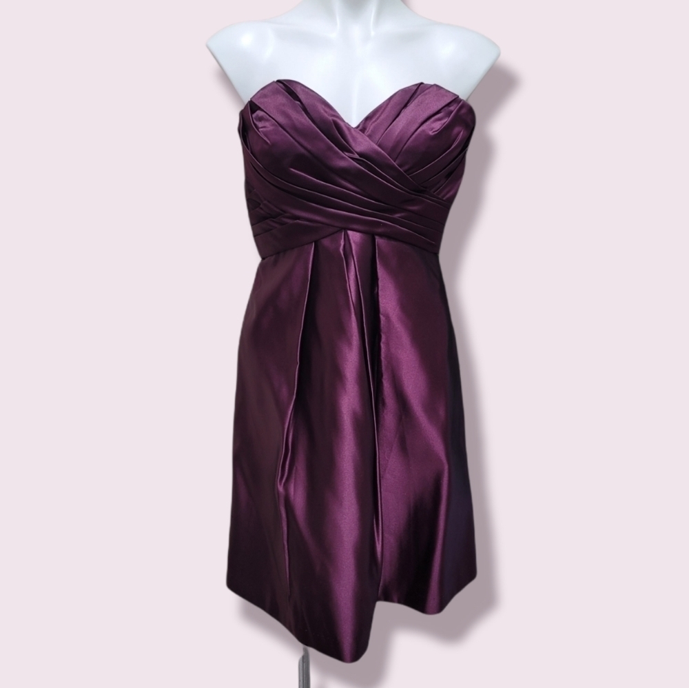 Bill Kevkoff Bridesmaid Prom Party Strapless Dress Size 4